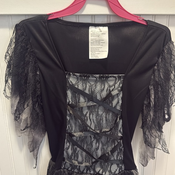 Girls Cemetery Corpse Bride Halloween Costume Size Large 10-12 Kids - Picture 4 of 12